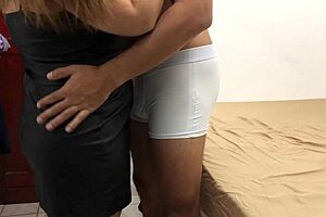 Wife Rubs Ass on Dick Doggy