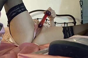 White amateur slut in lingerie gets fucked and asshole licked with dirty talk 😜