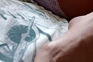 i love how my pierced nipples look while getting creampied in these big panties