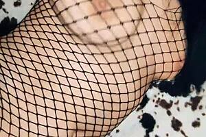 Beautiful wife in stockings seduced her husband for anal