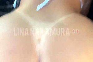 Hey, wanna see this hot Japanese chick's pussy pounded in a car? How wild can it get?