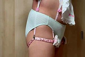 Japanese Teen in Erotic Lingerie Explores Anal Play with Kinky Toys
