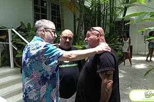 Can tadople and friends handle ameena green's pussy in raw four-way?