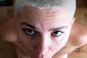 betsy swallows my cum in oral creampie