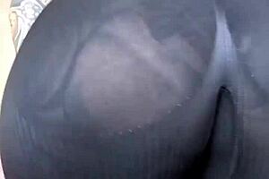 Milf Sheer Leggings Close-Up