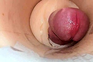 camera dives deep in tight pussy for massive cum blast 😍