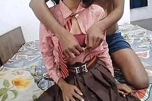 yo, this indian schoolgirl’s first time after class was wild af 😍🔥