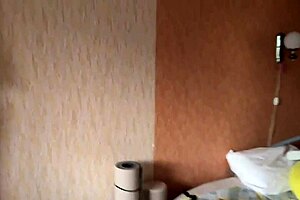Russian stepdaughter submits to rough punishment in garage. Her father-in-law spanks hard.