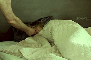 Hey, check out this innocent brunette getting whipped!