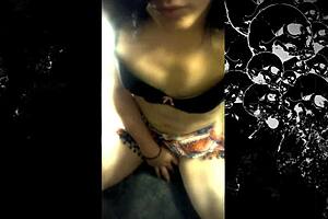 amateur shemale khora masturbates solo