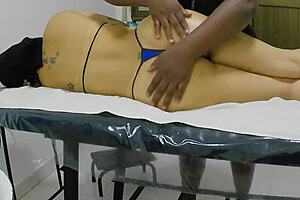 amateur camera catches steamy hot massage, oh wow!