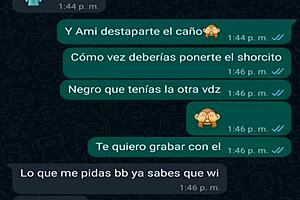 my latina friend in mini shorts gets wild on whatsapp chat