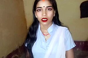 First outdoor sex with virgin Indian girlfriend