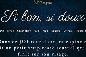 french audio guide for sweet and soft jerk off fun