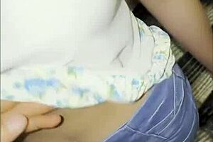 skinny latina's first homemade video