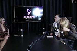 blonde yasmin pariz strips, moans, and sucks cock so good