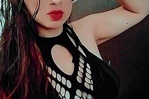 Colombian Babe's New Lace Lingerie