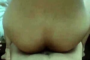 Moaning with pleasure, I love riding this monster cock