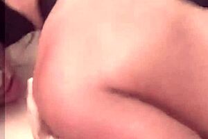 horny wife bangs another while husband works