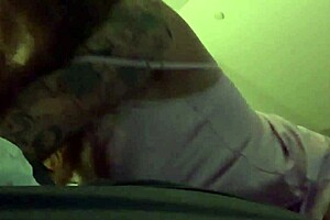 pink satin makes her orgasm so hard!