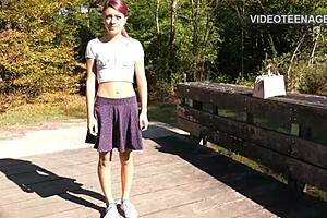 aww, cute 18 yr old french gal at first porn casting