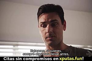 Blonde stepdaughter sucks and fucks with Spanish subtitles