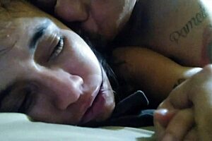 amateur crossdresser gives blowjob before intense anal sex with bluezao