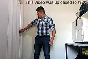 massive cock gardener pounds it hard till he cums! brazilian bear jerks off on the farm!