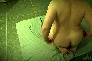 wanna see this teen gagging on cock hard?