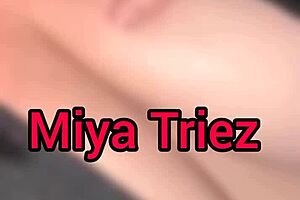 Miya Triez - Hairy Wife Humiliated as Cuckold Watches Her Wet Pussy Get Slammed