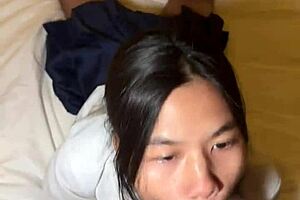 18YO Thai Teen Fucked Hard in School Uniform by Foreign Tourist!