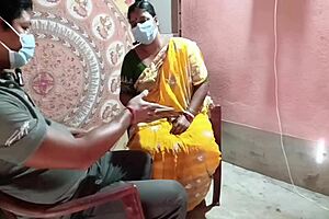 Step-Mother Asks Step-Son for Freehand Massage Leading to Tight Pussy Fucking