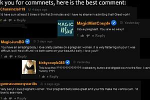 amateur video of pregnant girlfriend with friend