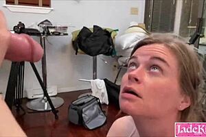 Cutie Amateur Drooling Deepthroat Dirtytalking Blowjob.