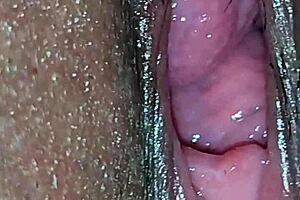 Pussy Shaving and Close-Up Wet Pussy Action