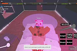 Intense Roblox Sex With Cute Ebony Girlfriend