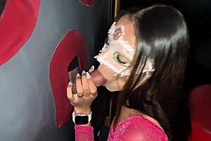 fiz fila na glory hole do swing, que loucura total com amigos