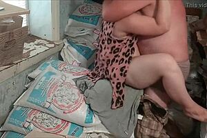 Nailed My Step Sister Hard in Dirty Barn During Phone Play
