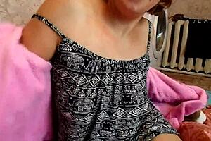 I am a mature mom solo masturbating with dildo