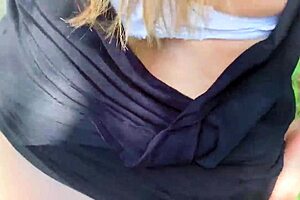 Cars Honk But I Fuck Her Ass On The Road Side POV