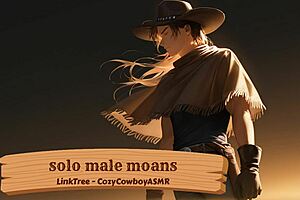 Solo Male MOANS Loud in Erotic Self-Pleasure Session