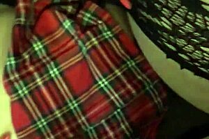 tight shaved pussy of horny wife in lingerie