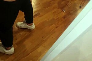 Wild Cumshot and Sexy Moans in Kinky Leather Jacket Play with Dirty Talk