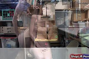 Skinny Shoplifter FUCKED Hard By LP Officer!