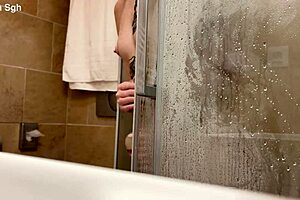 Watch Her Shower Addiction with ANAL Toys and Deepthroat COMPILATION