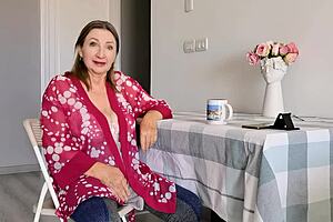 Caught stepmother watching porn, revealed shocking futanari secret