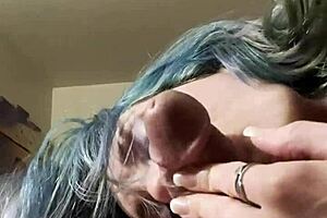 milf deepthroats hung stud until creampie