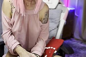 Testing Santa's New Gift on My Pussy for a Hot Climax