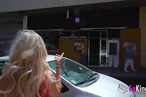 Hot blonde Tania López shares her daily routine before banging our guy