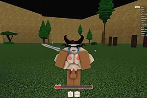 roblox slut gets dicked in game compilation with monster cock